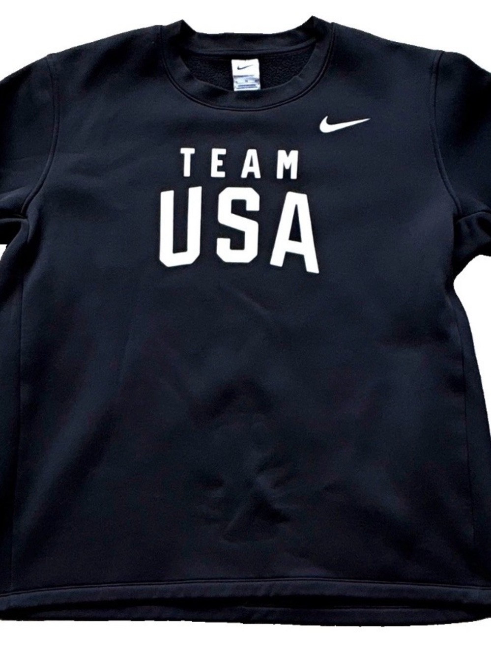 Nike Therma-FIT Team USA Black Crewneck Pullover Sweatshirt Men XL
